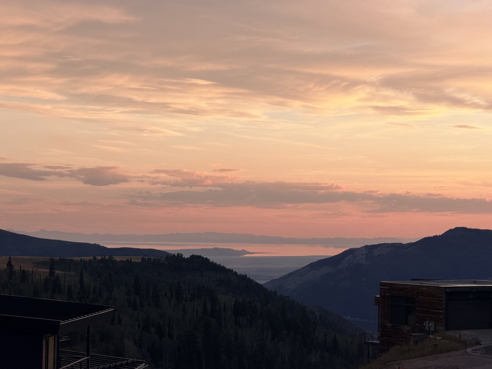 Sunset over the Ogden Valley